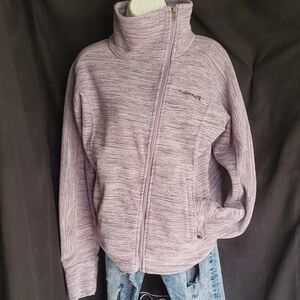 Avalanche.  Women's Full Zipper; Purple Fleece Jacket Size L.  EUC